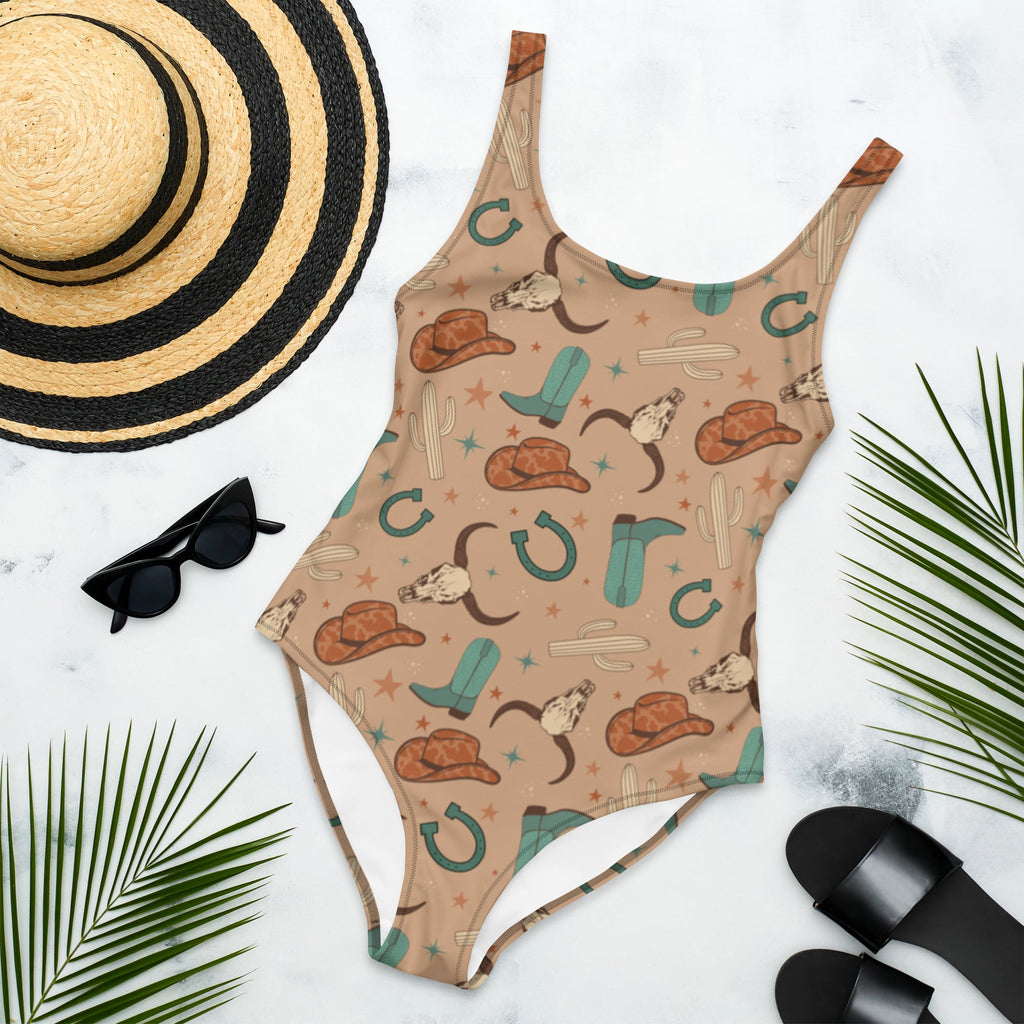 Baha Ranch Yeehaw All Western One-Piece Swimsuit by Baha Ranch Western Wear