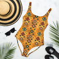 Baha Ranch Yeehaw Golden Aztec One-Piece Swimsuit by Baha Ranch Western Wear