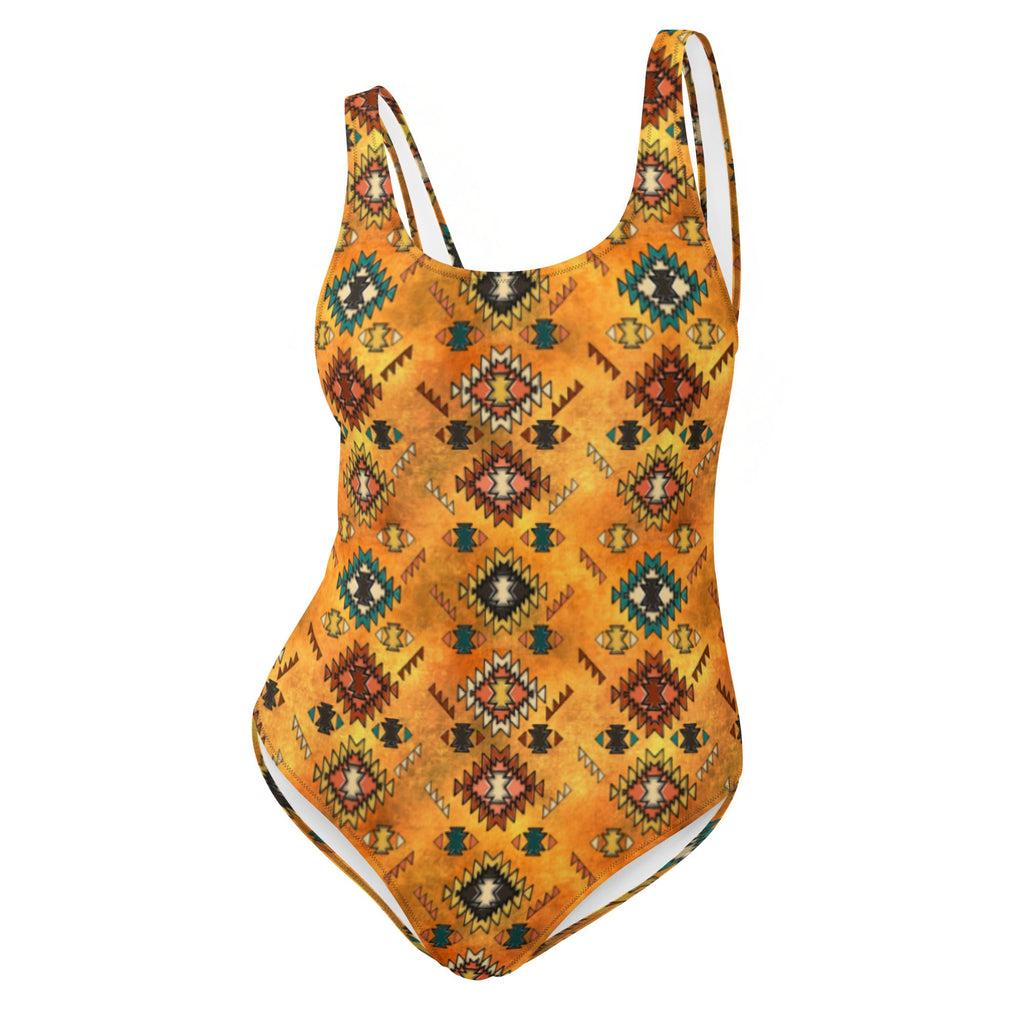 Baha Ranch Yeehaw Golden Aztec One-Piece Swimsuit by Baha Ranch Western Wear - product image 2