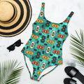 Baha Ranch Yeehaw Turquoise Aztec One-Piece Swimsuit by Baha Ranch Western Wear