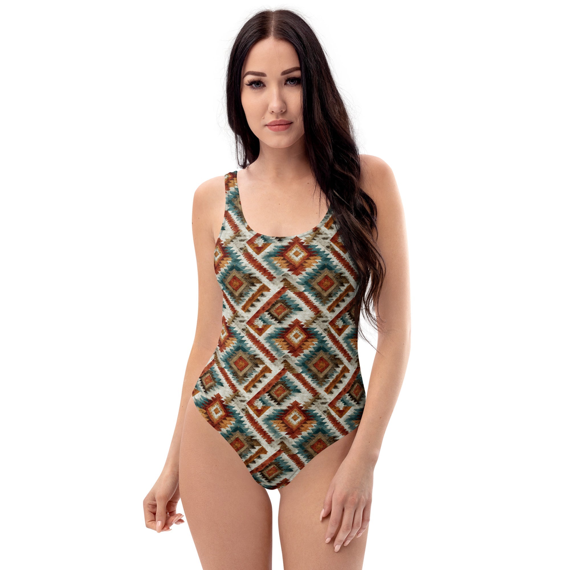 Baha Ranch Yeehaw Southwest Diamond One-Piece Swimsuit by Baha Ranch Western Wear - product image 2