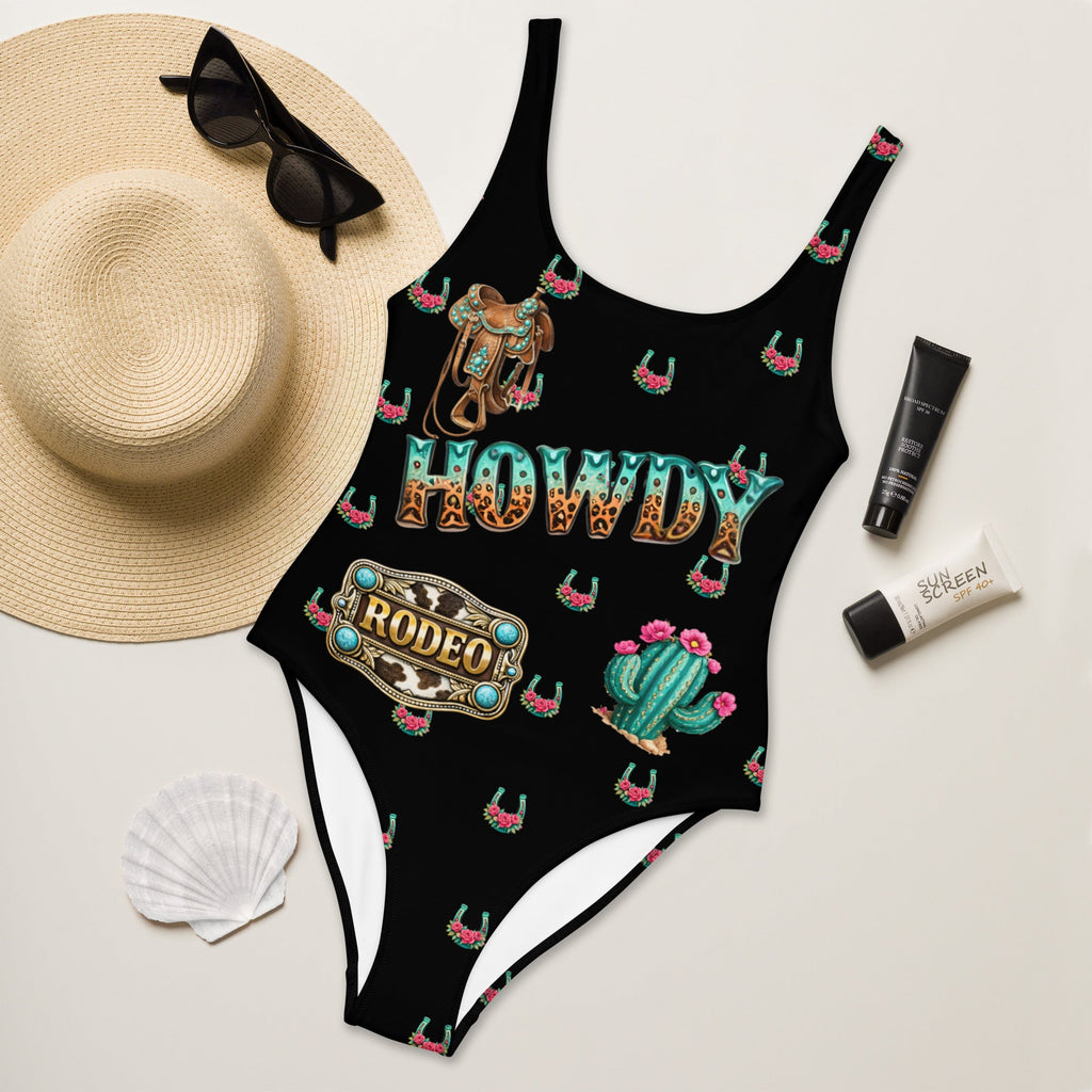 Baha Ranch Yeehaw Howdy Y'all One-Piece Swimsuit by Baha Ranch Western Wear