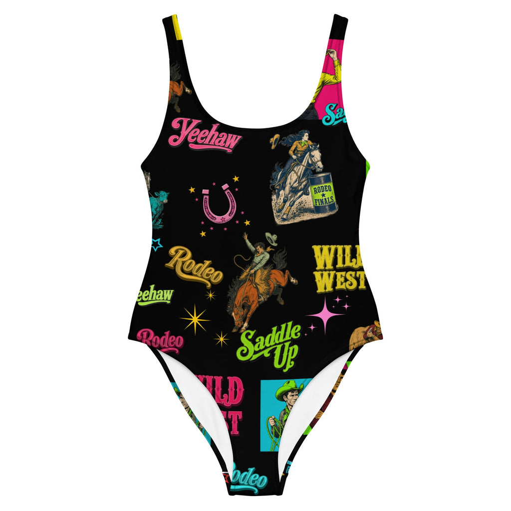 Baha Ranch Yeehaw The Last Roundup One-Piece Swimsuit by Baha Ranch Western Wear