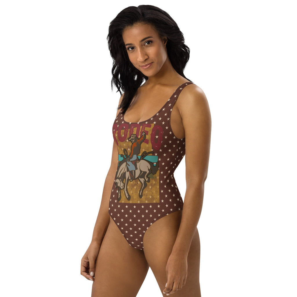 Baha Ranch Yeehaw Rodeo Stars One-Piece Swim Suit by Baha Ranch Western Wear - product image 5