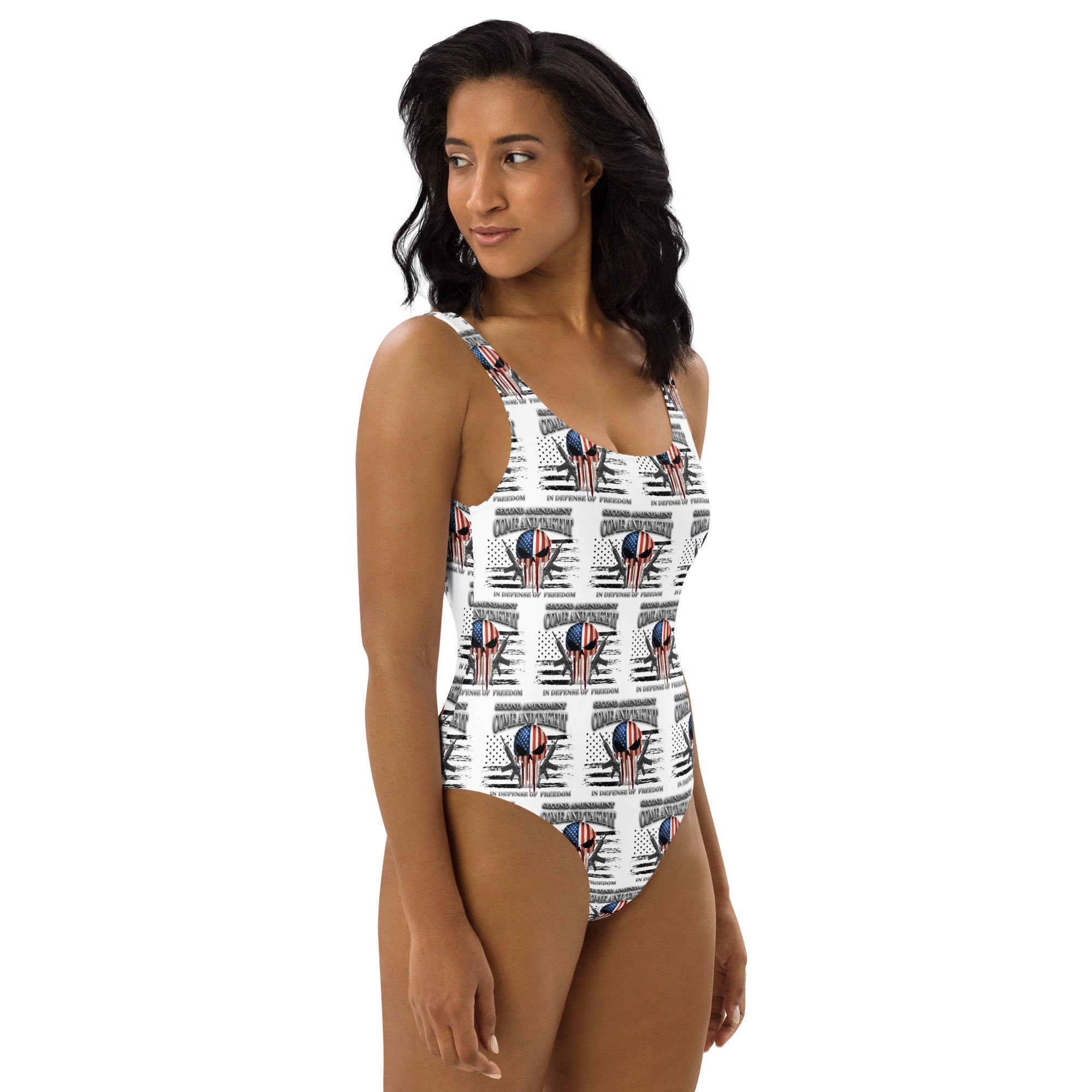 Baha Ranch Yeehaw Come & Take It One-Piece Swimsuit by Baha Ranch Western Wear - product image 6