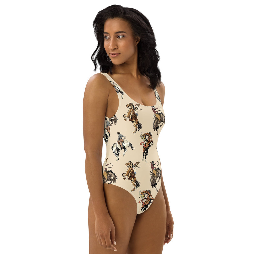 Baha Ranch Yeehaw Vintage Cowgirl One-Piece Swimsuit by Baha Ranch Western Wear - product image 6