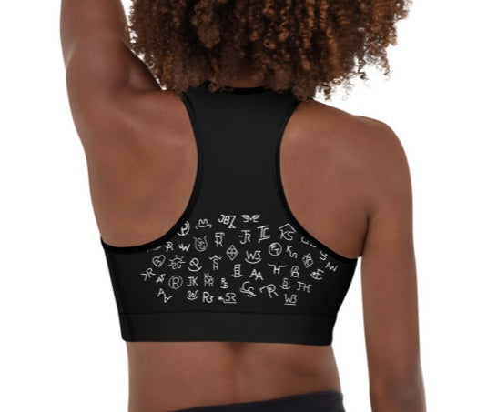 White Cattle Brands Sports Bra by Baha Ranch Western Wear - product image 4