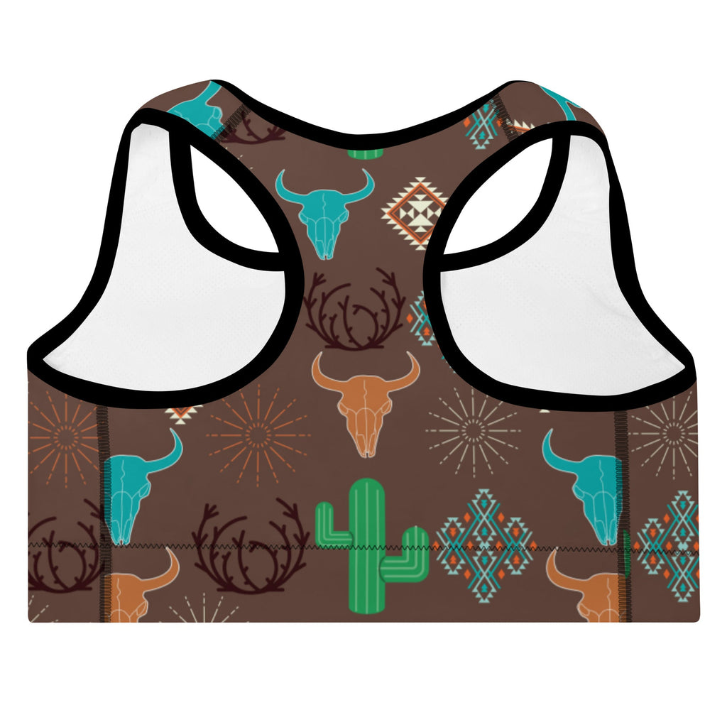 Bullhead Cactus Padded Sports Bra by Baha Ranch Western Wear - product image 5
