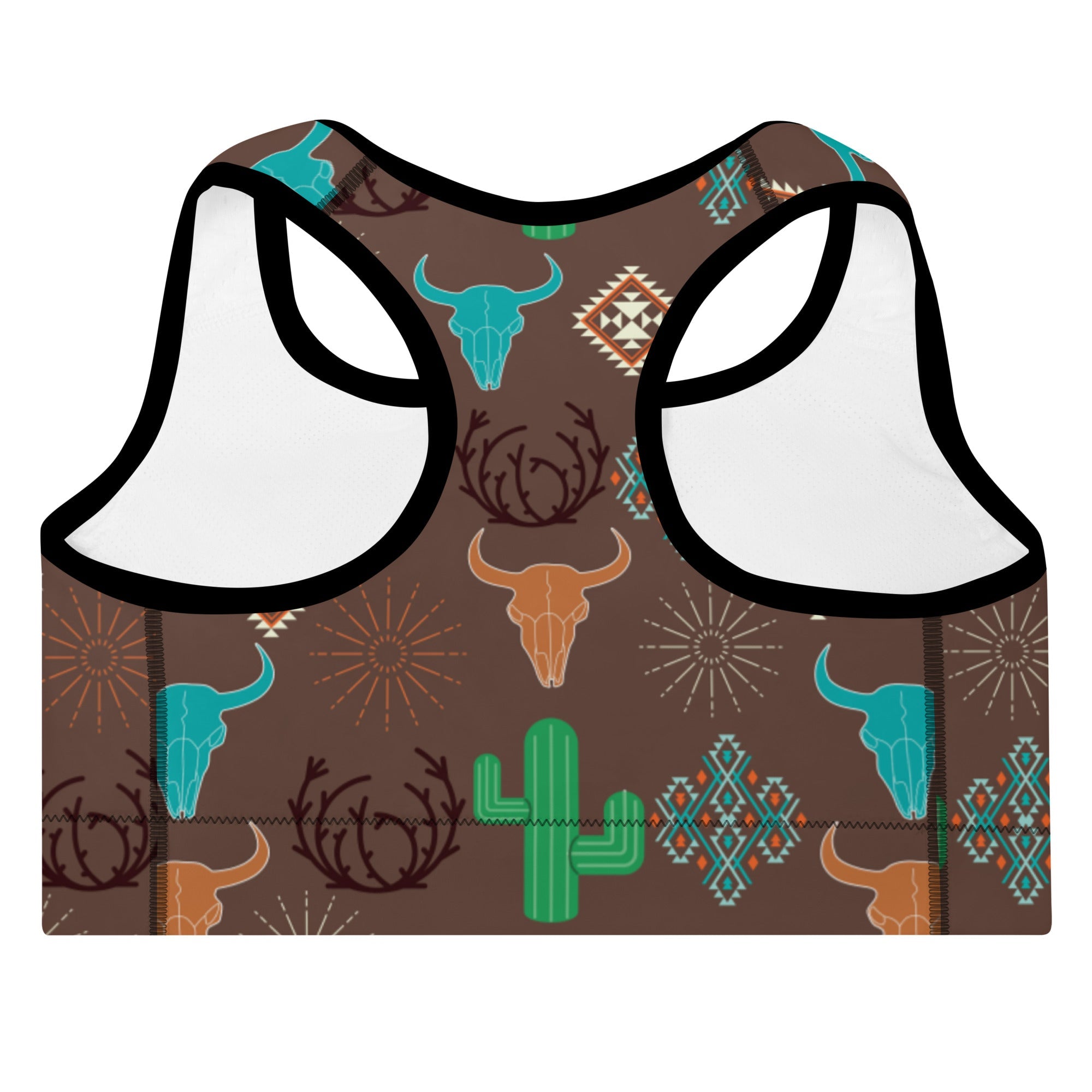 Bullhead Cactus Padded Sports Bra by Baha Ranch Western Wear - product image 5