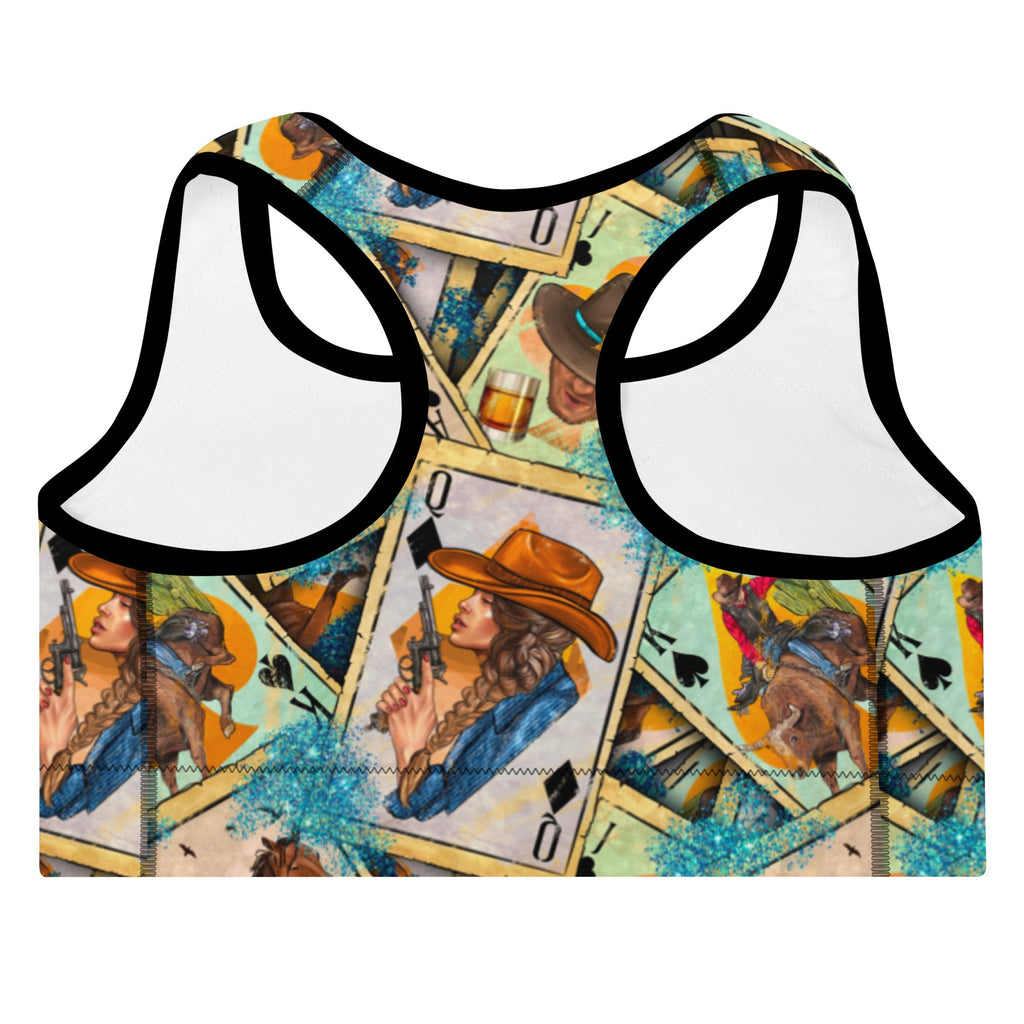 Feelin' Lucky Cowgirl Padded Sports Bra by Baha Ranch Western Wear - product image 3