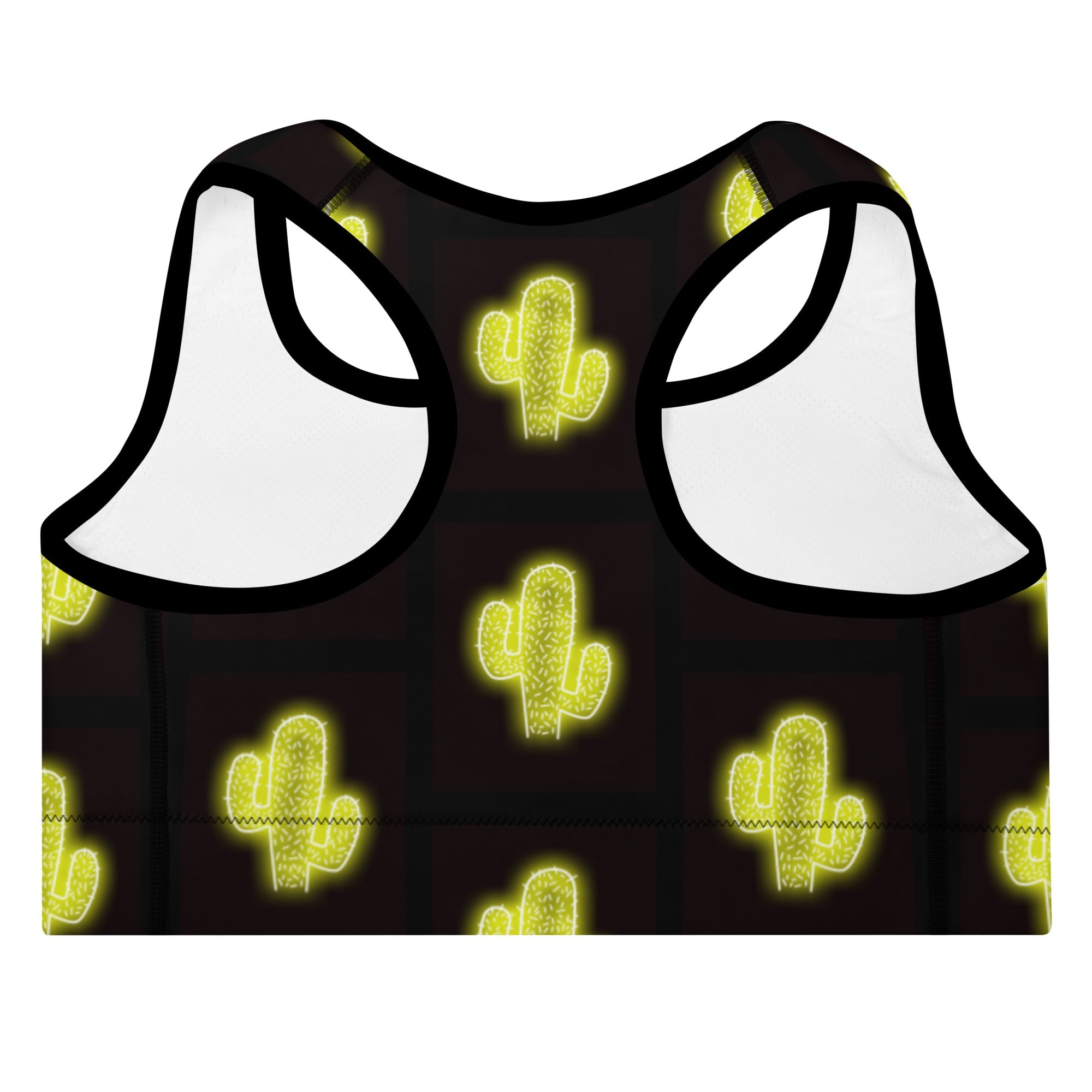Green Neon Cactus Padded Sports Bra by Baha Ranch Western Wear - product image 5
