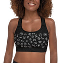 White Cattle Brands Sports Bra by Baha Ranch Western Wear