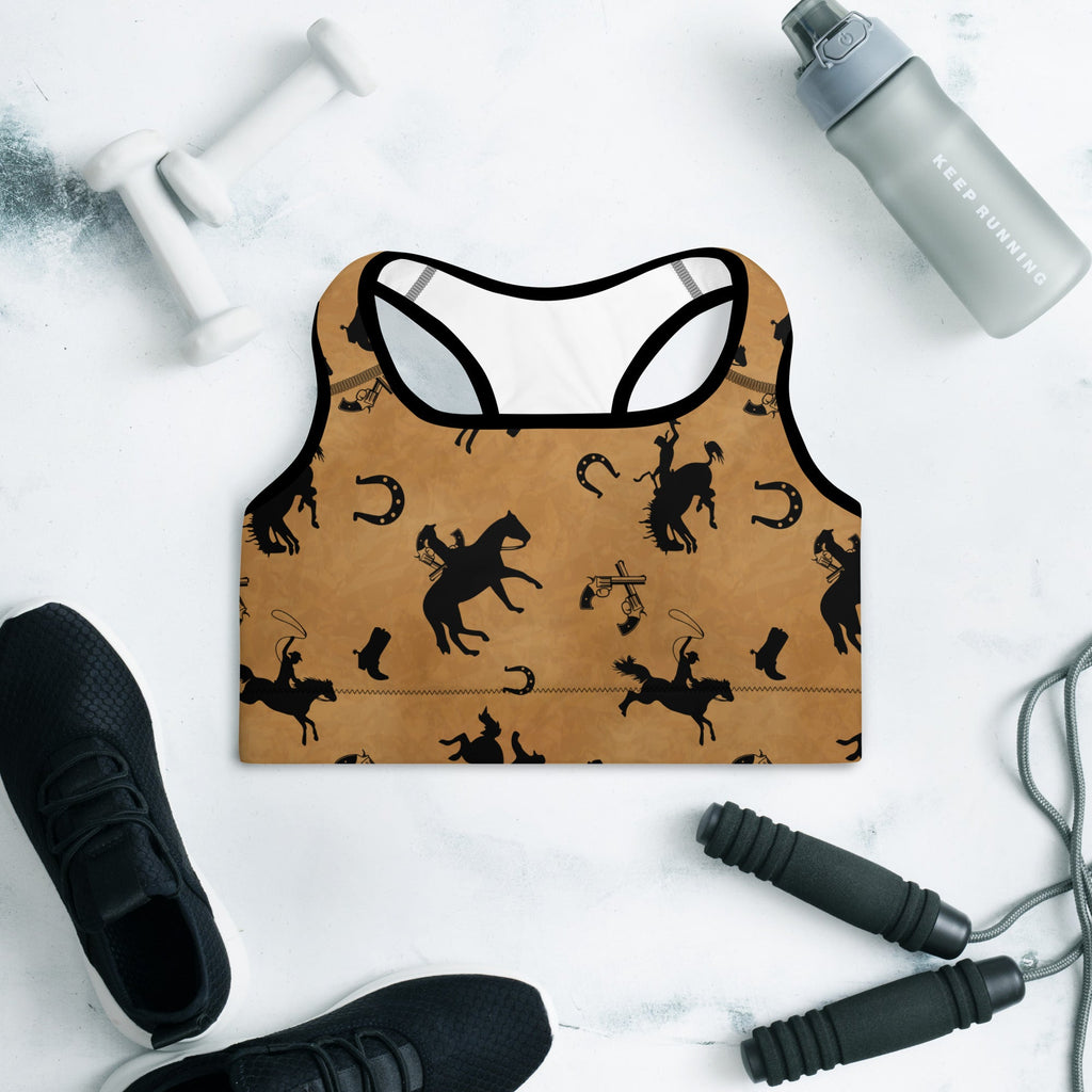 Vintage Western Padded Sports Bra by Baha Ranch Western Wear - product image 4