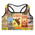 Vintage Rodeo Poster Padded Sports Bra by Baha Ranch Western Wear - product image 2