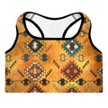 Golden Aztec Padded Sports Bra by Baha Ranch Western Wear - product image 2