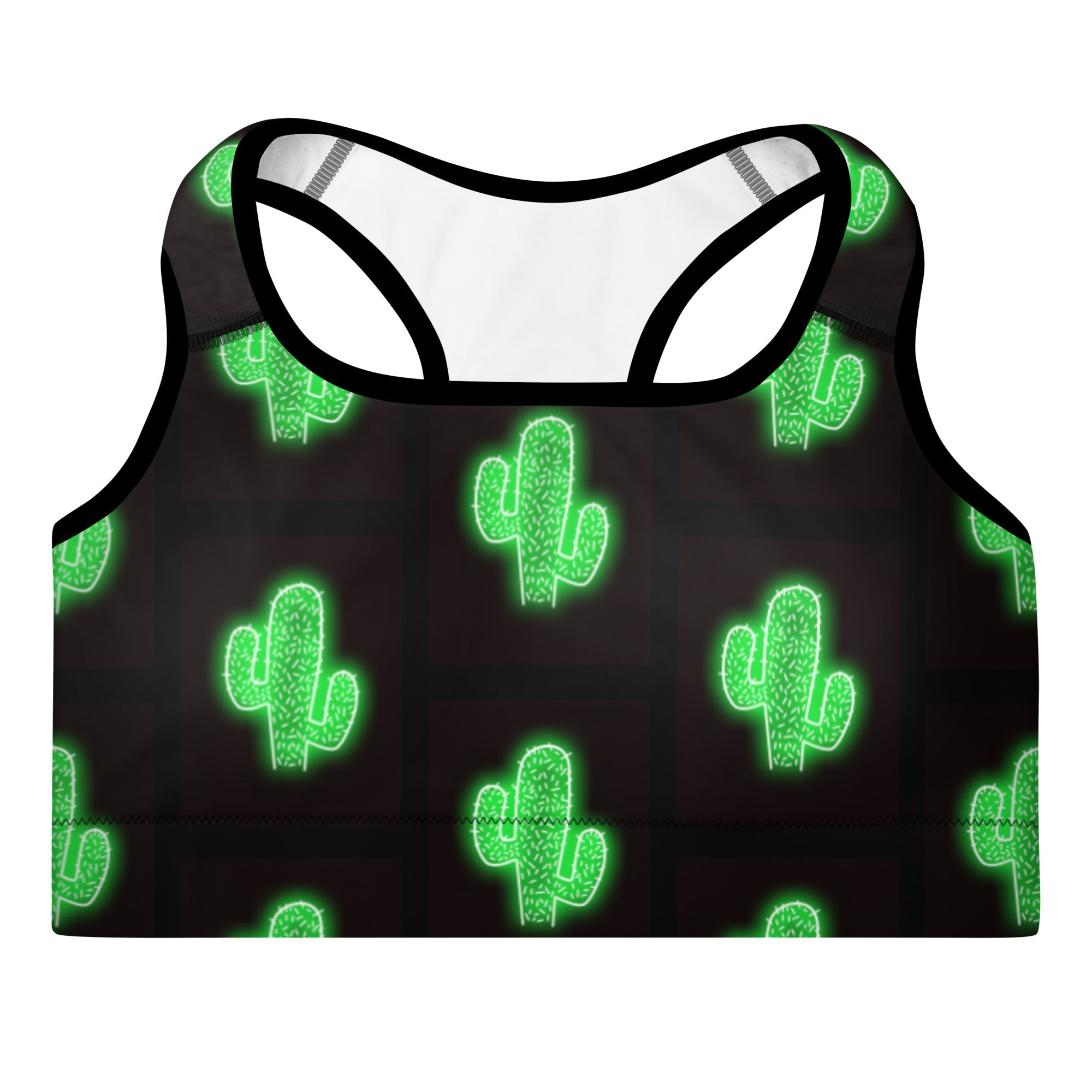 Neon Cactus Padded Sports Bra by Baha Ranch Western Wear - product image 2