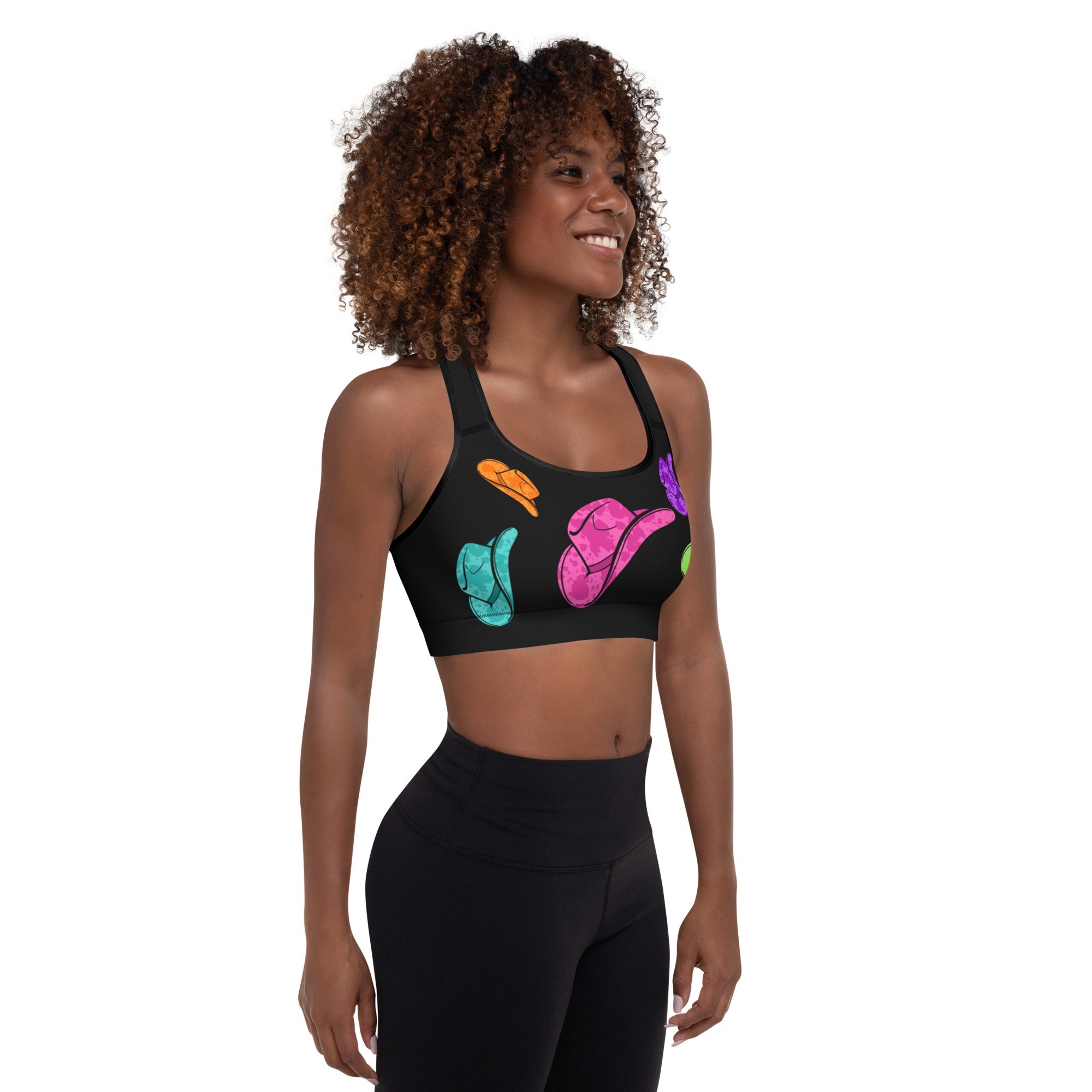All Neon Hat Padded Sports Bra by Baha Ranch Western Wear - product image 5