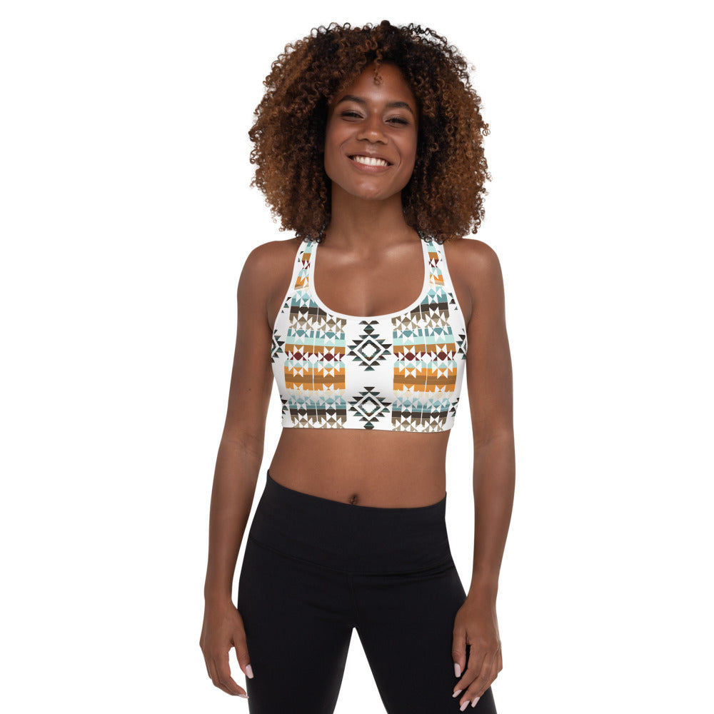 Aztec Blanket Print Sports Bra by Baha Ranch Western Wear - product image 2