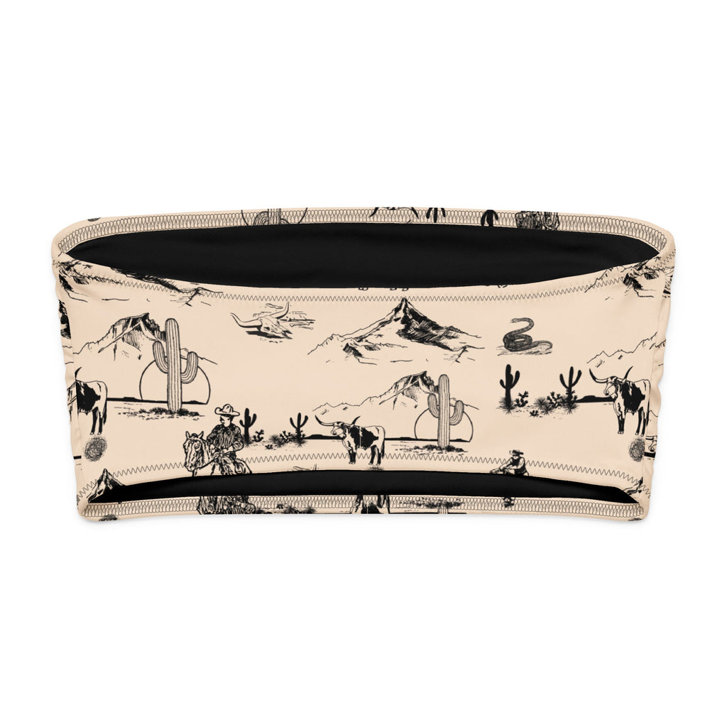 Baha Ranch YEEHAW Cowboy Ranch Recycled bandeau bikini top by Baha Ranch Western Wear - product image 3