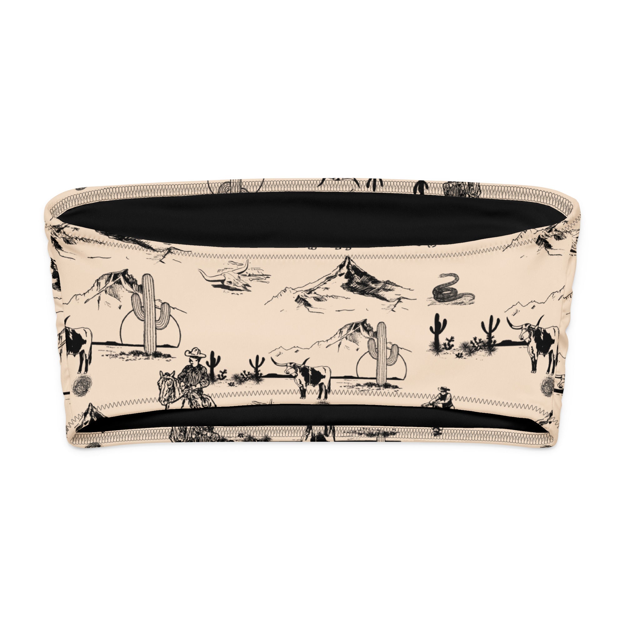 Baha Ranch YEEHAW Cowboy Ranch Recycled bandeau bikini top by Baha Ranch Western Wear - product image 3