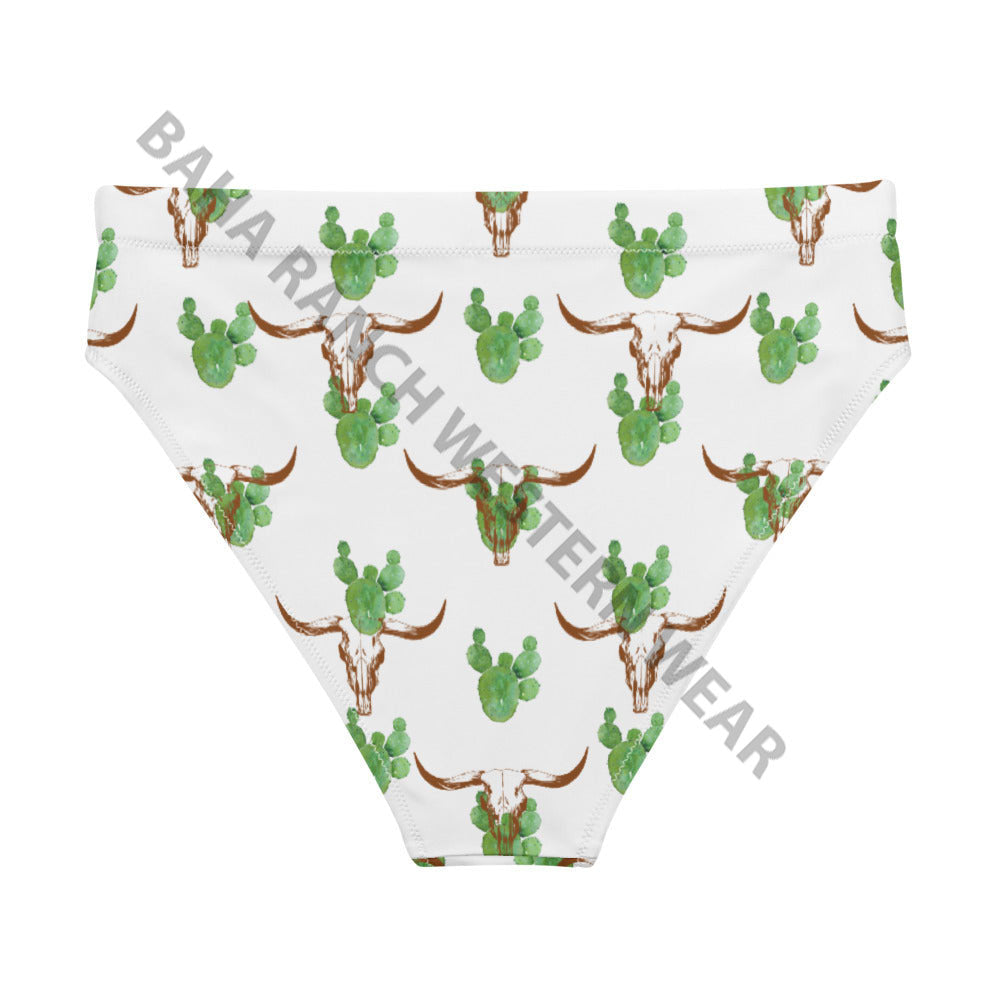 Yeehaw Cactus Bullhead Bikini Bottom by Baha Ranch Western Wear - product image 3