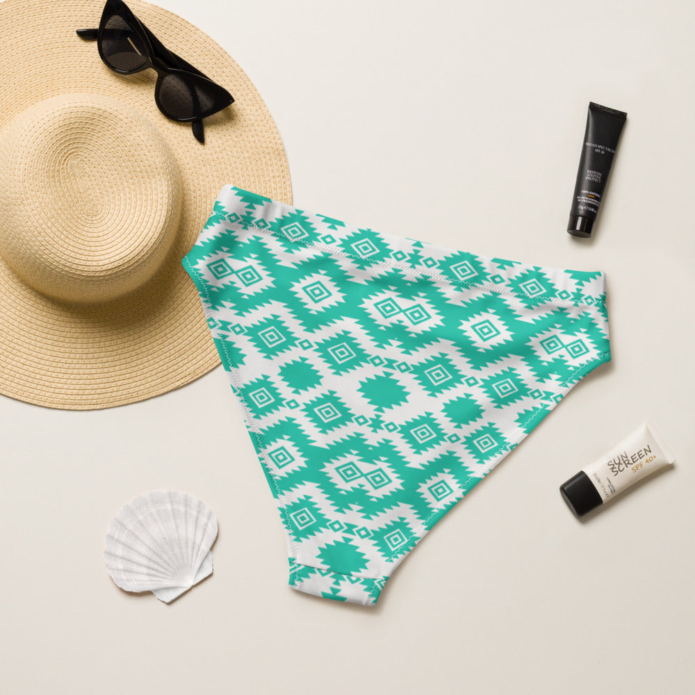 Baha Ranch Yeehaw Turquoise Aztec Bikini Bottom by Baha Ranch Western Wear - product image 2