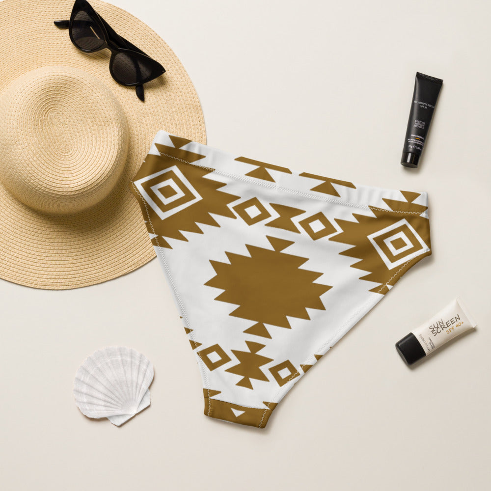 Baha Ranch Yeehaw Bold Brown Aztec Bikini Bottom by Baha Ranch Western Wear - product image 2