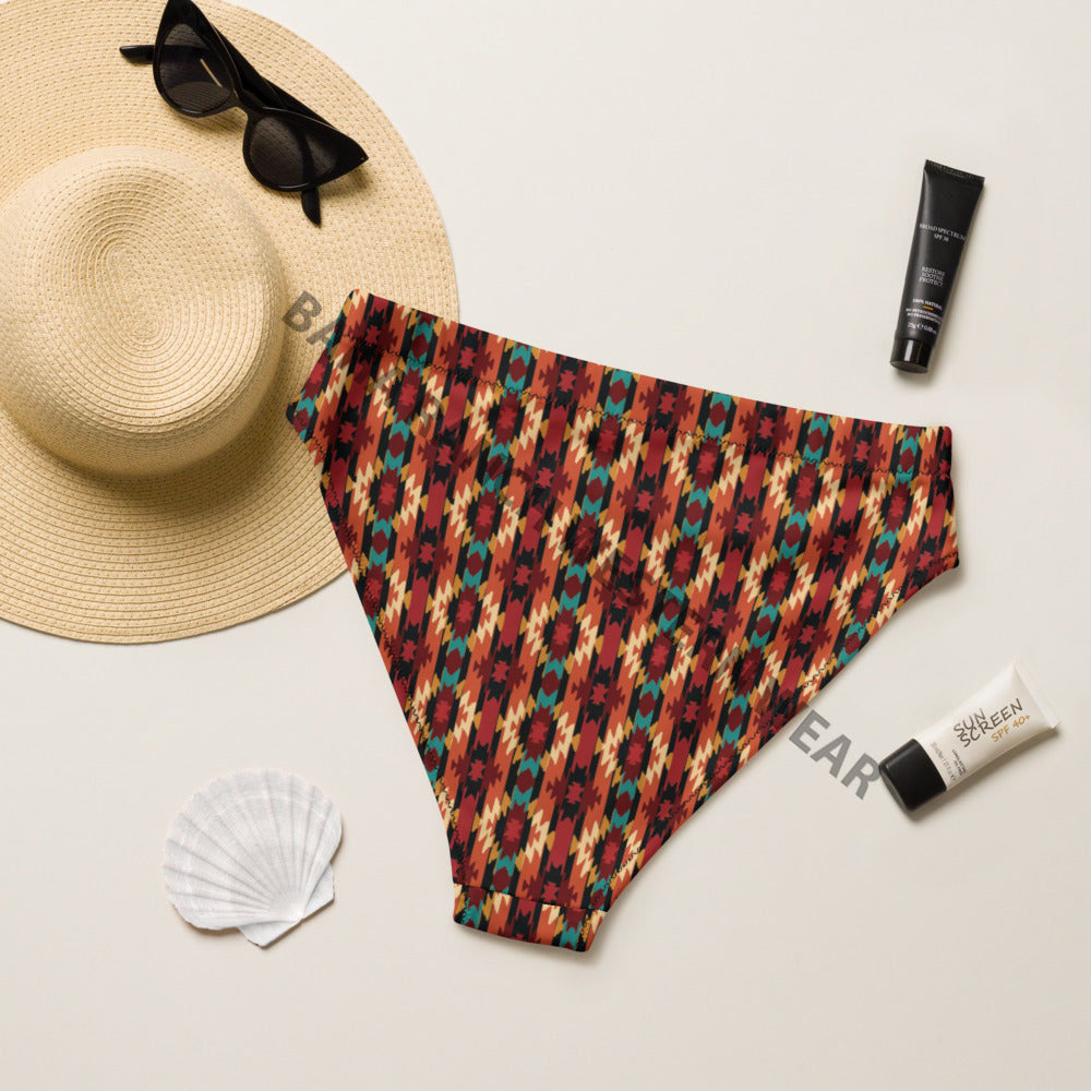 Baha Ranch Yeehaw Rust Aztec Bikini Bottom by Baha Ranch Western Wear - product image 2