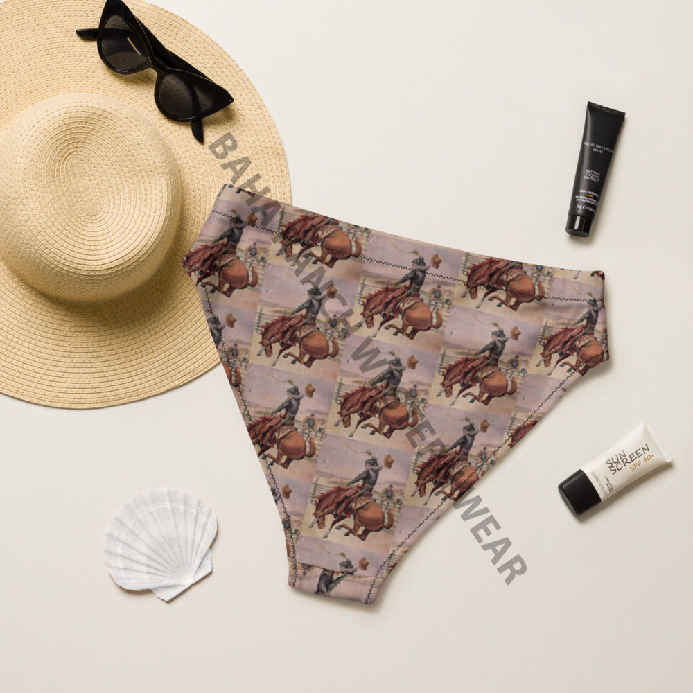 Baha Ranch Yeehaw Vintage Cowboy Bronc Bikini Bottom by Baha Ranch Western Wear - product image 2