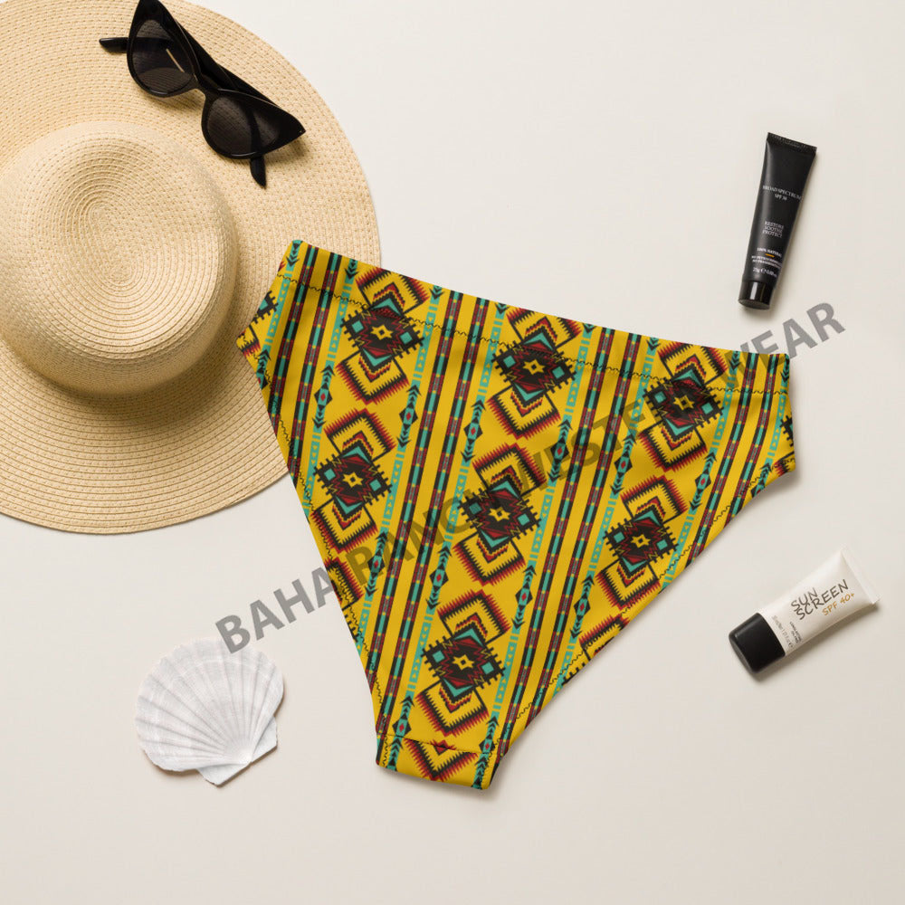 Baha Ranch Yeehaw Mustard Aztec Bikini Bottom by Baha Ranch Western Wear - product image 2