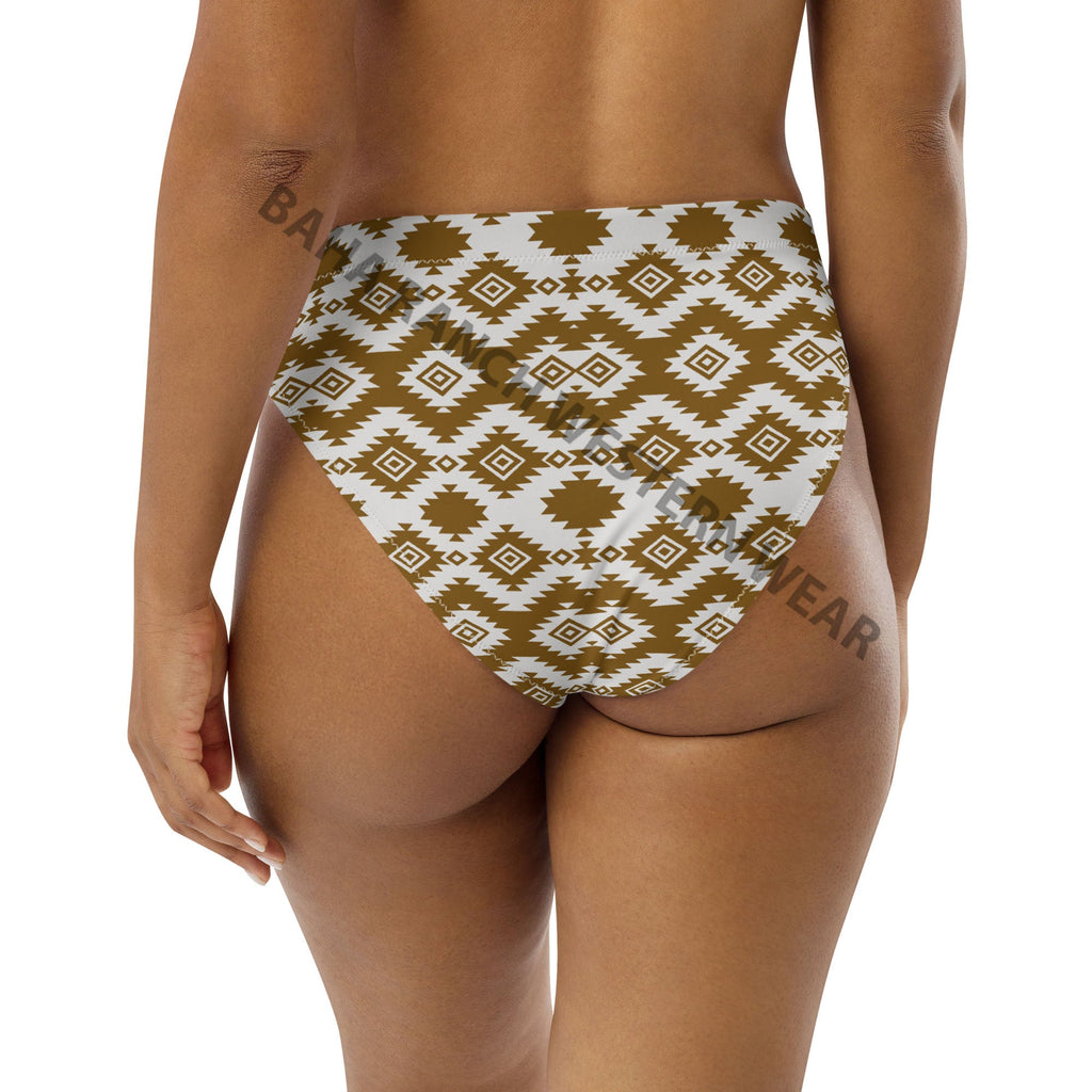 Baha Ranch Yeehaw Brown Aztec Bikini Bottom by Baha Ranch Western Wear - product image 4