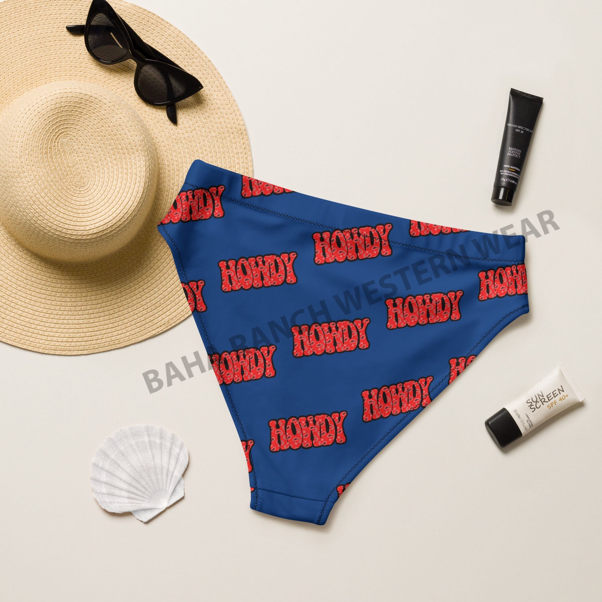 Baha Ranch Yeehaw Howdy Bikini Bottom by Baha Ranch Western Wear - product image 2