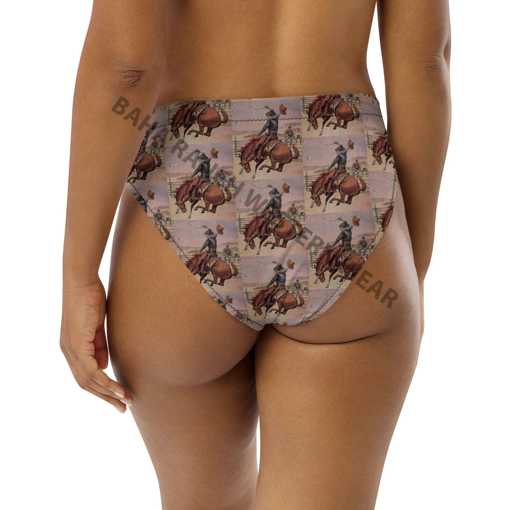 Baha Ranch Yeehaw Vintage Cowboy Bronc Bikini Bottom by Baha Ranch Western Wear - product image 4