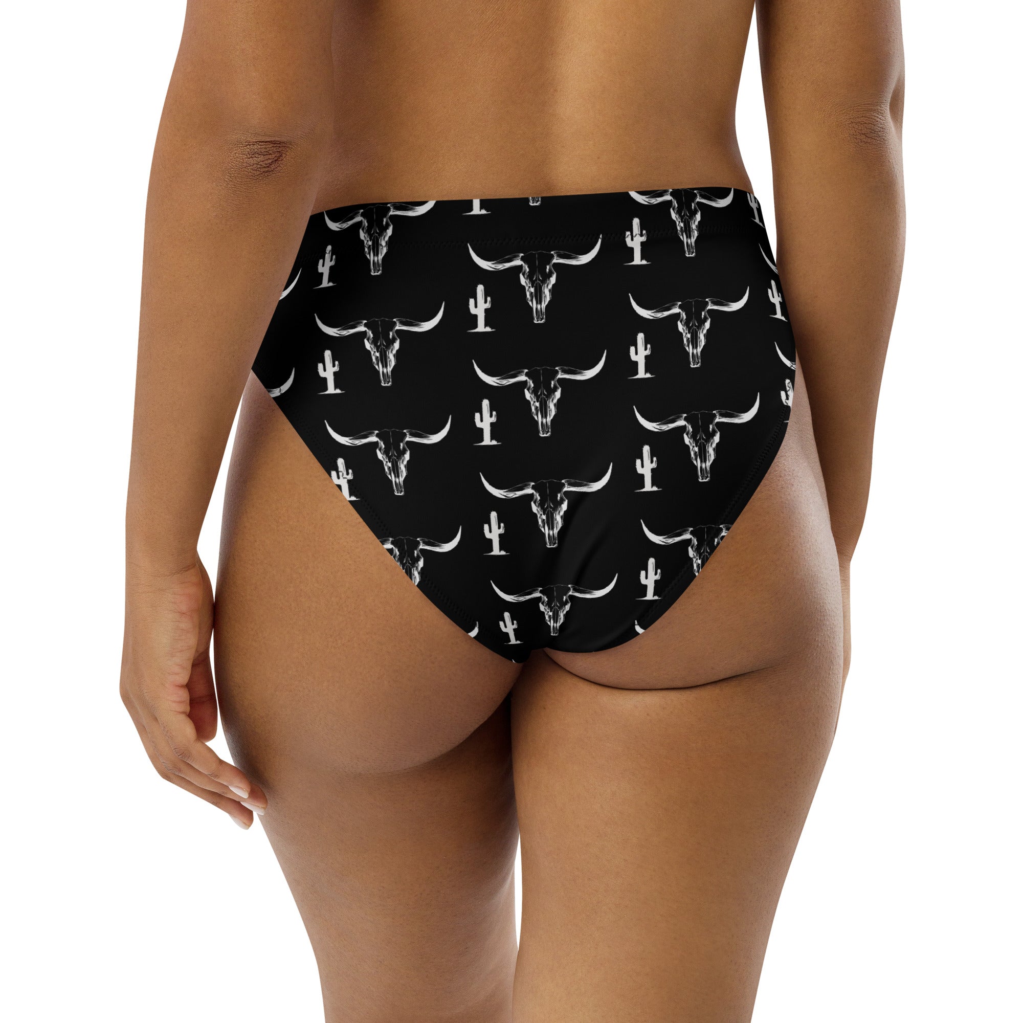 Baha Ranch Yeehaw White Bullhead Cactus Bikini Bottom by Baha Ranch Western Wear - product image 4