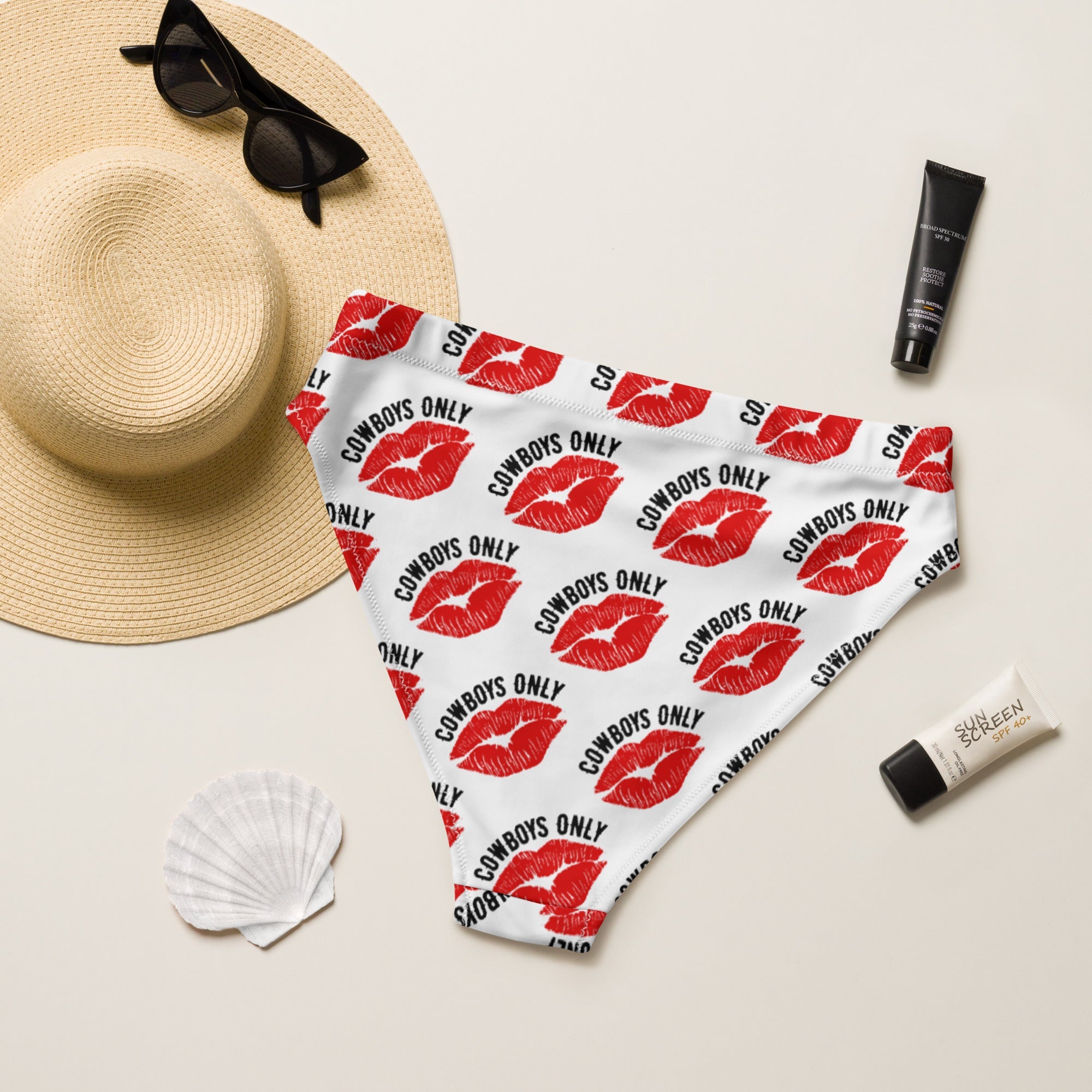 Baha Ranch Yeehaw Cowboys Only Bikini Bottom by Baha Ranch Western Wear - product image 2