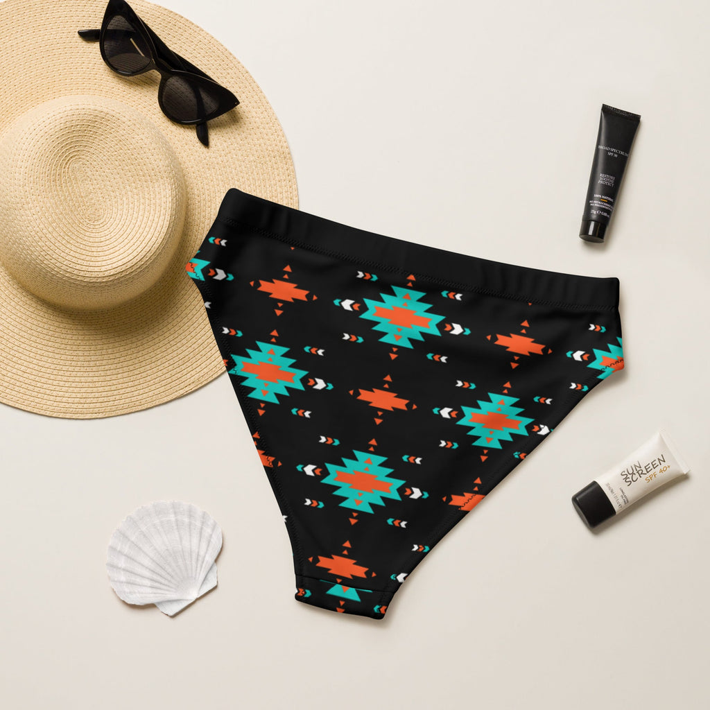Baha Ranch Yeehaw Turquoise & Orange Aztec Bikini Bottom by Baha Ranch Western Wear - product image 2