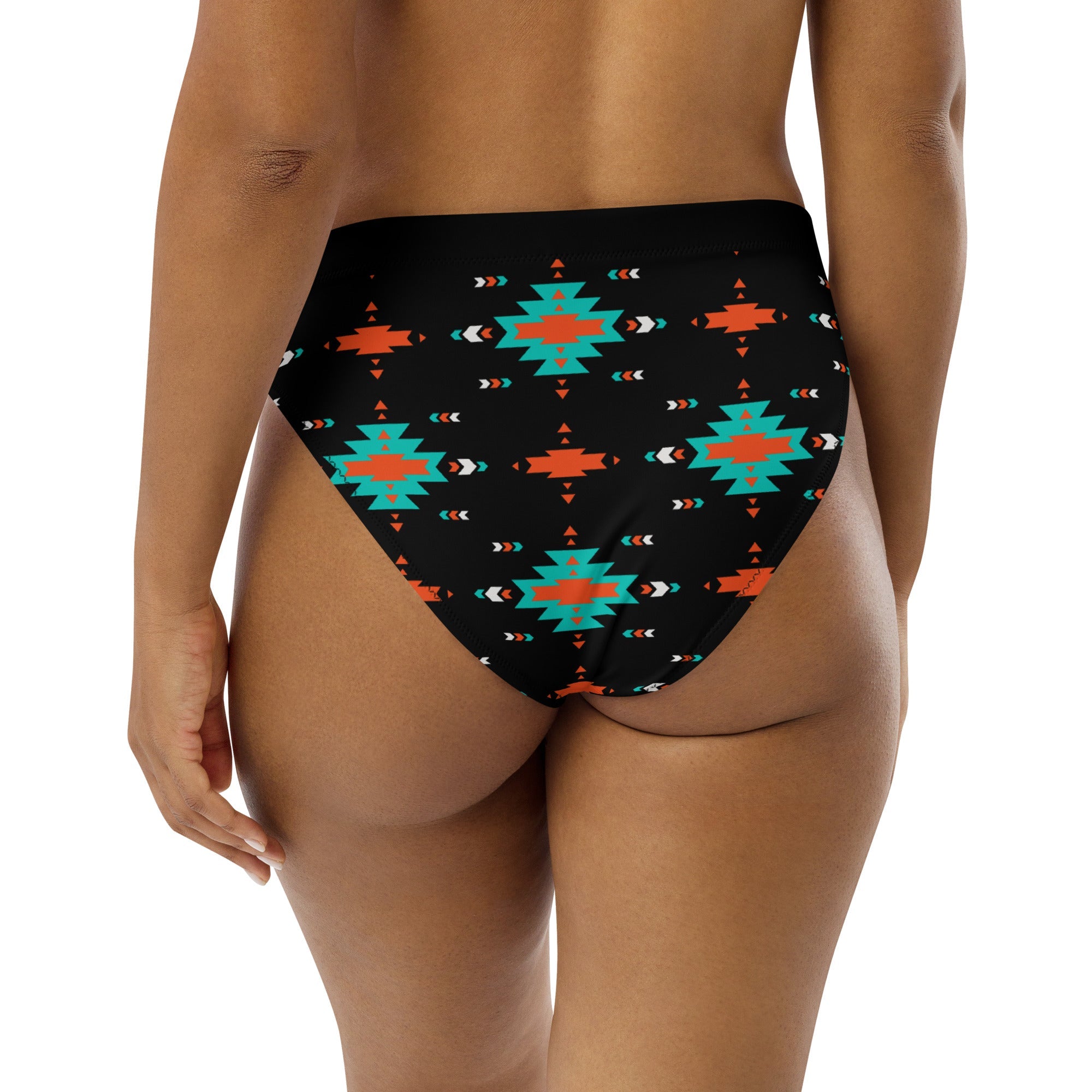 Baha Ranch Yeehaw Turquoise & Orange Aztec Bikini Bottom by Baha Ranch Western Wear - product image 4