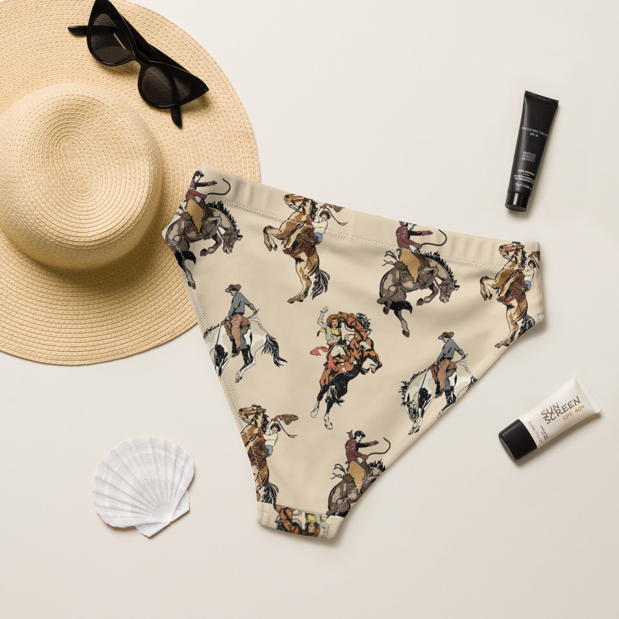 Baha Ranch Yeehaw Vintage Cowgirl Bikini Bottom by Baha Ranch Western Wear - product image 2