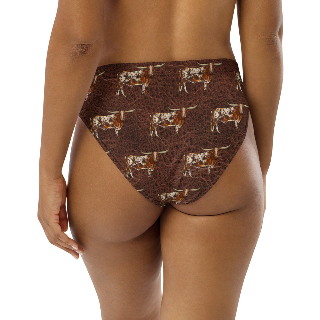 Baha Ranch Yeehaw Leather & Longhorns Bikini Bottom by Baha Ranch Western Wear - product image 6