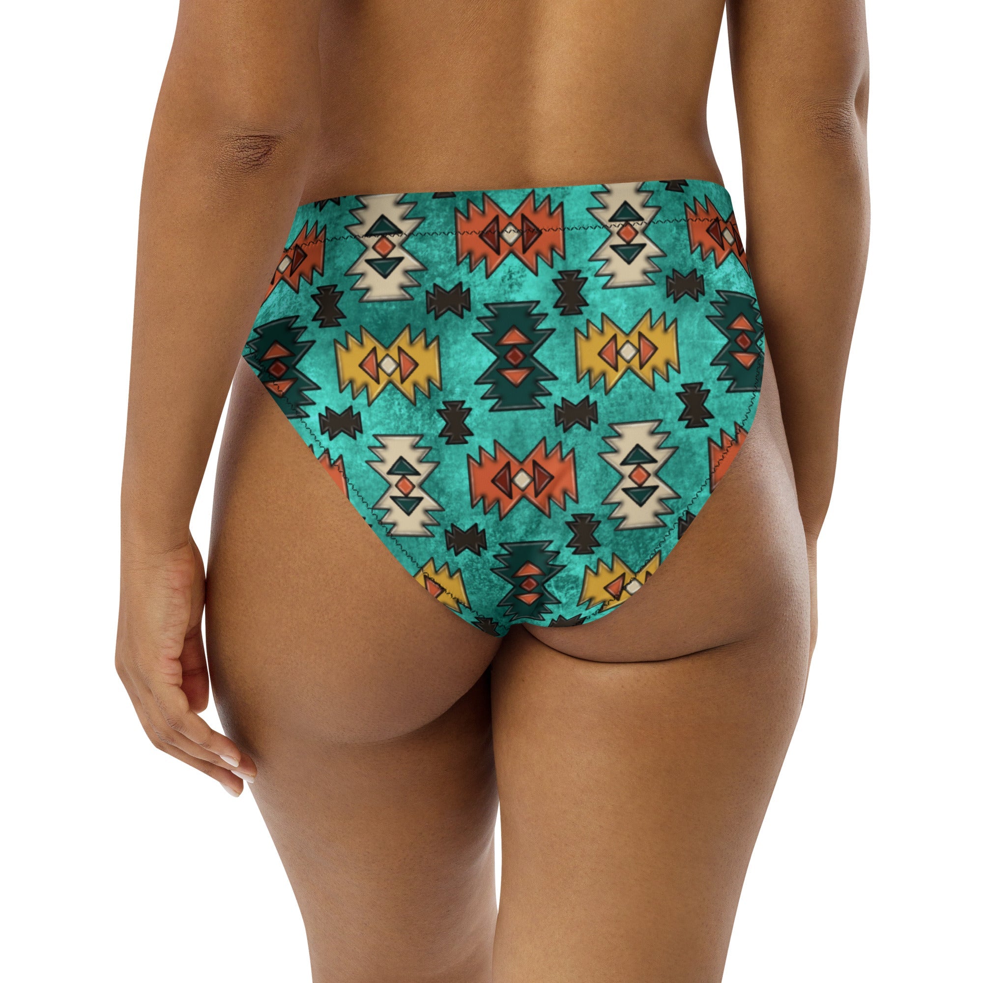 Baha Ranch Yeehaw Turquoise Aztec Bikini Bottom by Baha Ranch Western Wear - product image 5