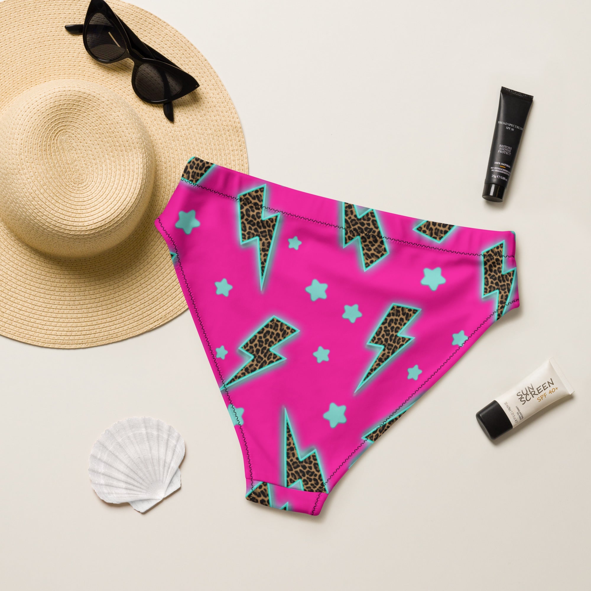 Baha Ranch Yeehaw Leopard Lightning Bikini Bottom by Baha Ranch Western Wear - product image 6