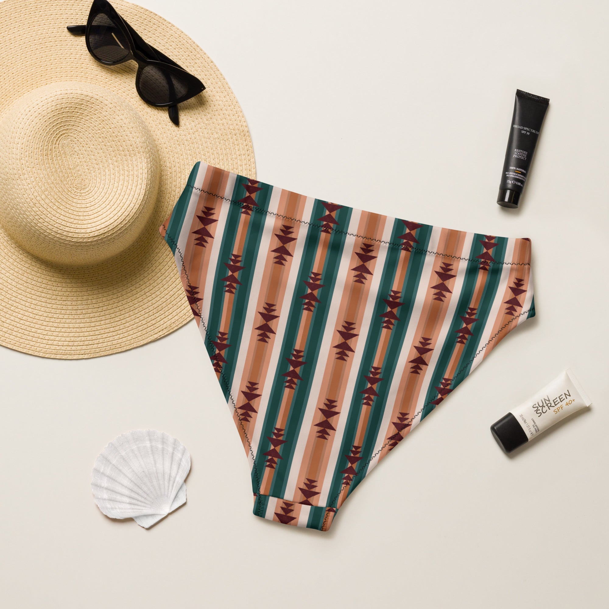 Baha Ranch Yeehaw Cocoa Aztec Bikini Bottom by Baha Ranch Western Wear - product image 4