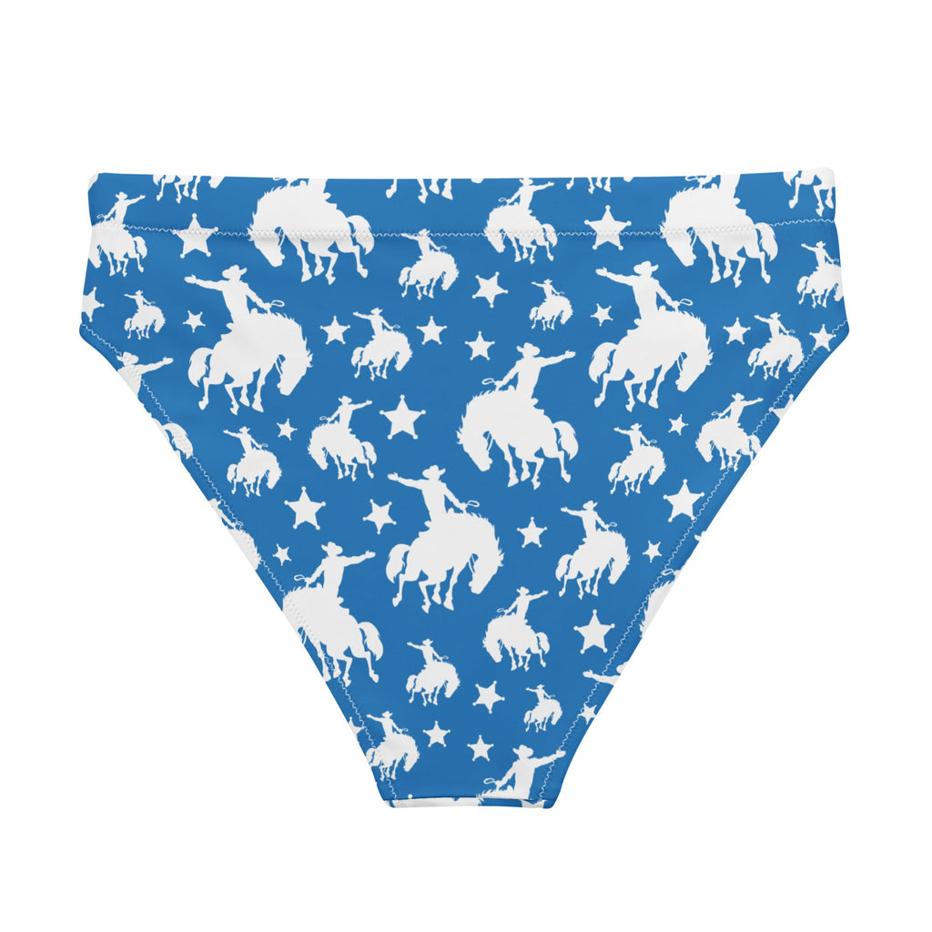 Baha Ranch Yeehaw Blue Rodeo Cowboy Bikini Bottom by Baha Ranch Western Wear - product image 4