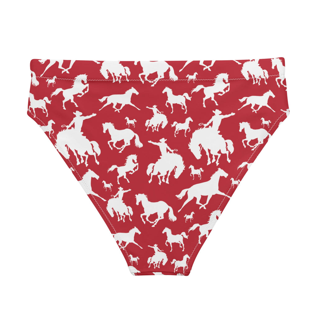 Baha Ranch Yeehaw Red Rodeo Cowboy Bikini Bottom by Baha Ranch Western Wear - product image 4