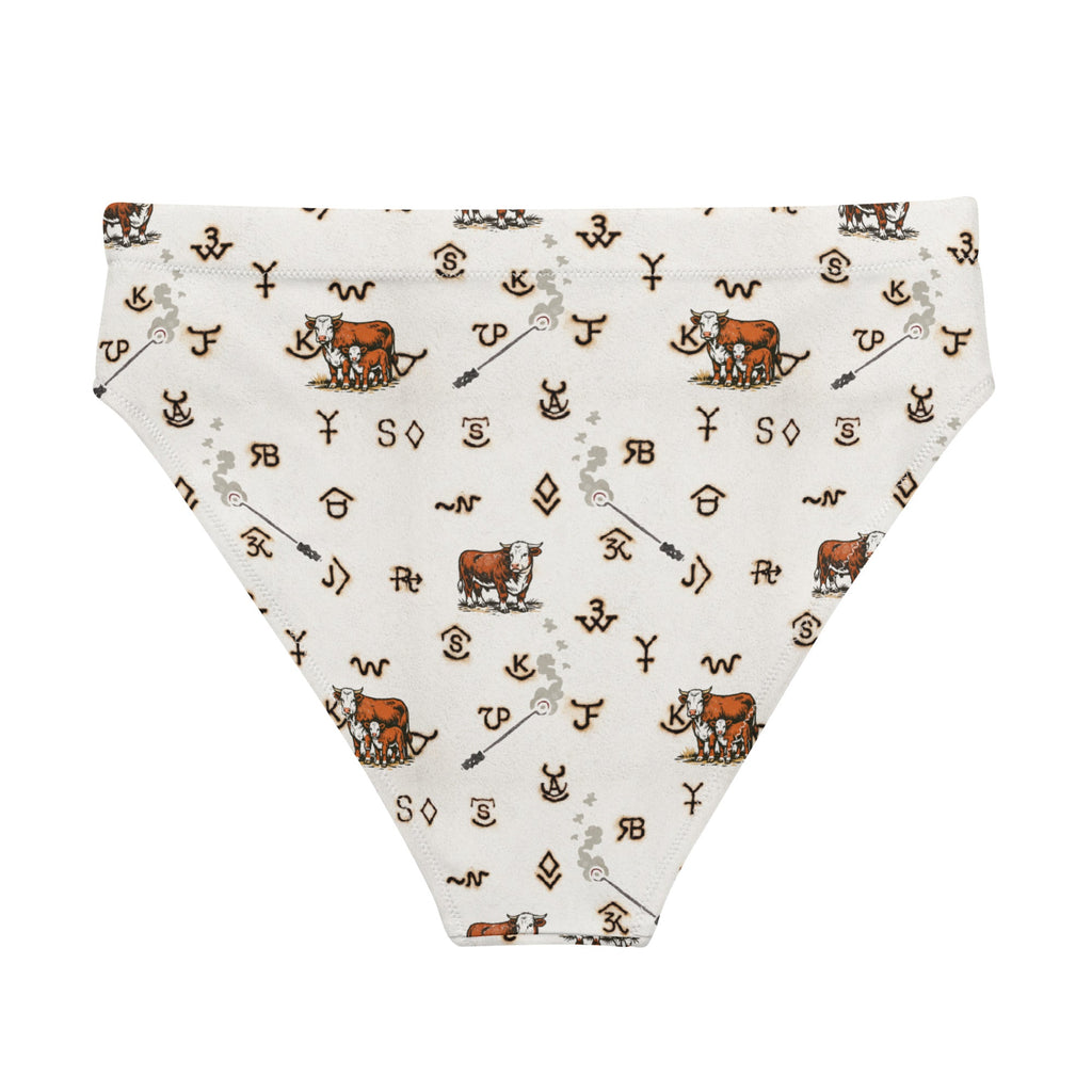 Baha Ranch Yeehaw Hereford Brands Bikini Bottom by Baha Ranch Western Wear - product image 4