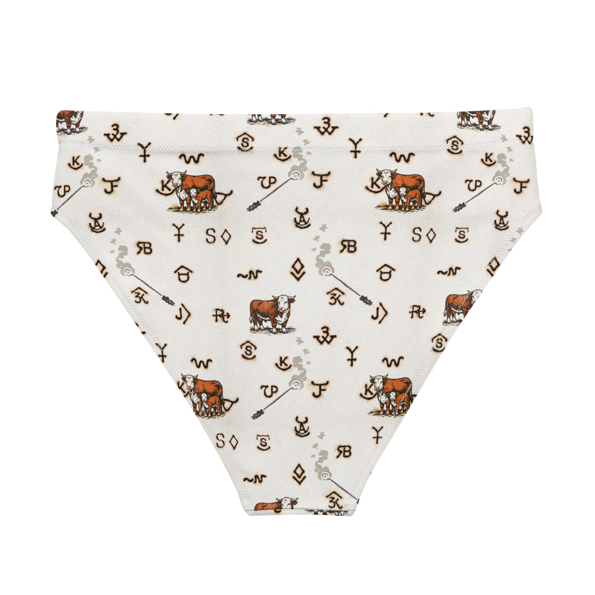 Baha Ranch Yeehaw Hereford Brands Bikini Bottom by Baha Ranch Western Wear - product image 4