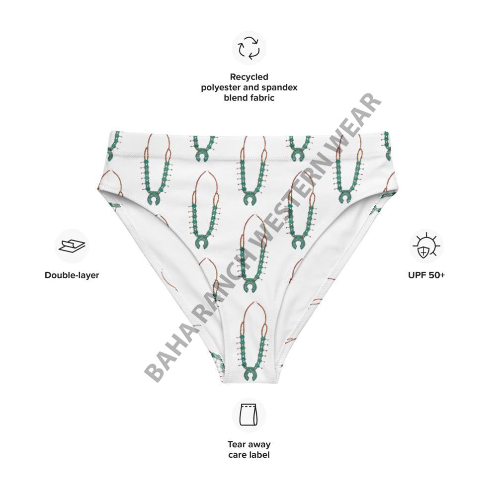 Yeehaw Squash Blossom Bikini Bottom by Baha Ranch Western Wear - product image 3