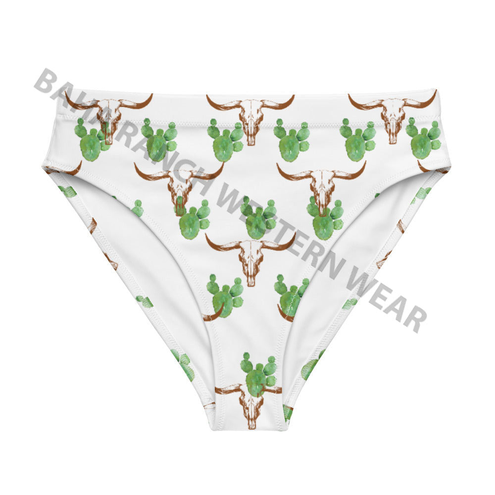 Yeehaw Cactus Bullhead Bikini Bottom by Baha Ranch Western Wear - product image 4