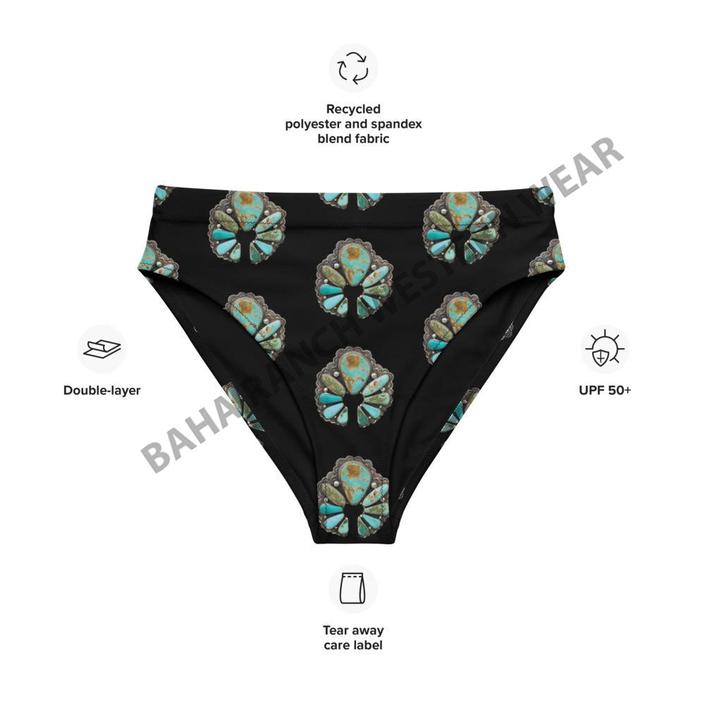 Yeehaw Black Naja Bikini Bottom by Baha Ranch Western Wear - product image 7