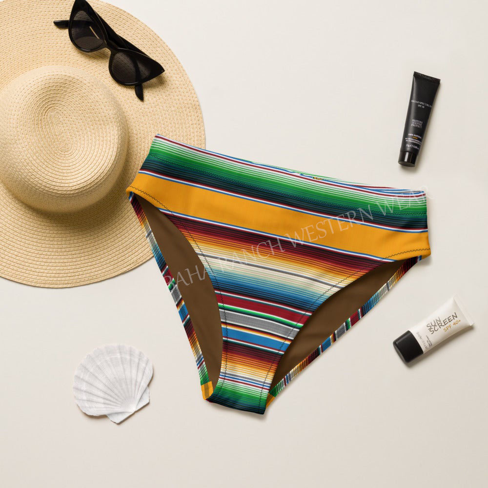 Baha Ranch Yeehaw Mustard Serape Bikini Bottom by Baha Ranch Western Wear